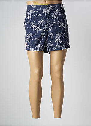 Short de bain imprimé fantaisie bleu NO AGE homme