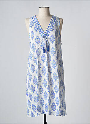 Robe mi-longue bleu ADMAS pour femme