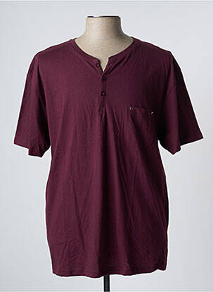 T-shirt violet OAKS VALLEY pour homme