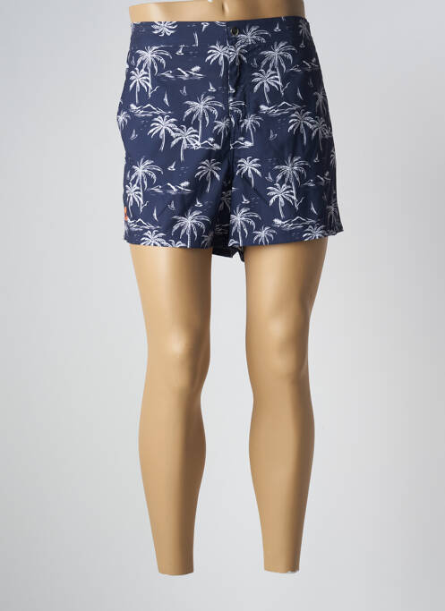 Short de bain bleu NO AGE pour homme