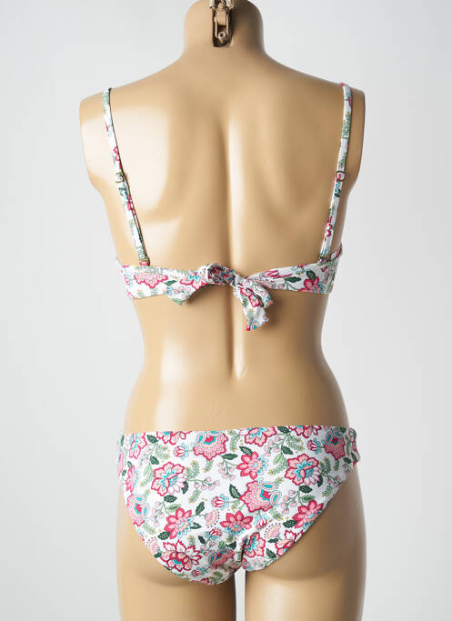 Maillot de bain 2 pièces blanc ADMAS pour femme