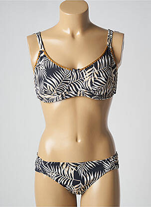 Maillot de bain 2 pièces stretch brassieres noir ADMAS femme