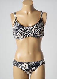 Maillot de bain 2 pièces stretch brassieres noir ADMAS femme
