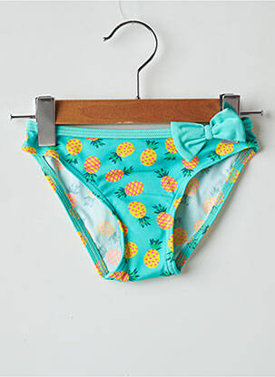 Bas de maillot de bain imprimé fantaisie bleu LAGON BLEU fille