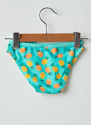 Bas de maillot de bain imprimé fantaisie bleu LAGON BLEU fille