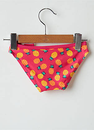 Bas de maillot de bain imprimé fantaisie rose LAGON BLEU fille