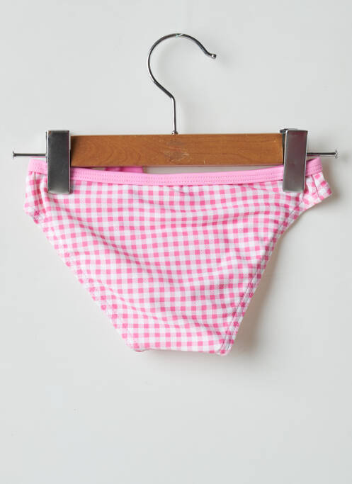 Bas de maillot de bain rose LAGON BLEU pour fille