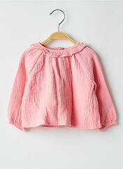 Blouse rose OLIVIER LONDON pour fille seconde vue