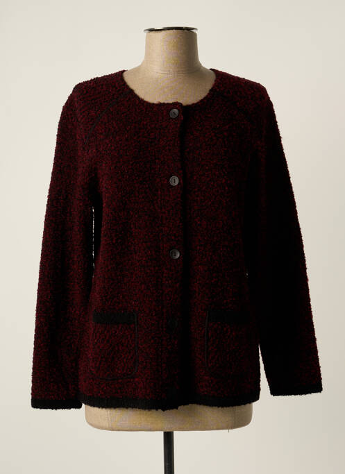 Gilet manches longues rouge GRIFFON pour femme