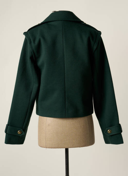 Manteau court vert ONLY pour femme