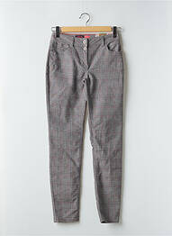 Pantalon 7/8 stretch taille normale gris CECIL femme