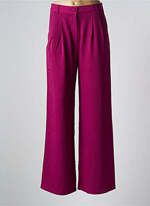 Pantalon large violet LA PETITE ETOILE pour femme