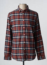 Chemise manches longues marron SELECTED homme