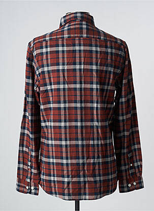 Chemise manches longues marron SELECTED homme