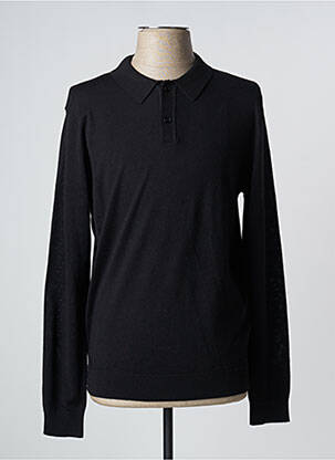 Pull noir SELECTED pour homme