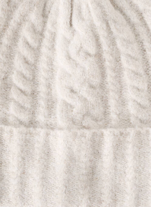 Bonnet blanc ONLY pour femme