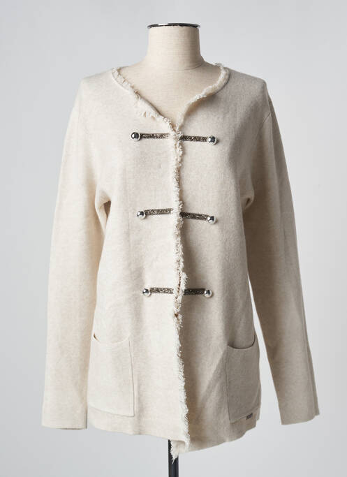 Veste casual beige FELINO pour femme