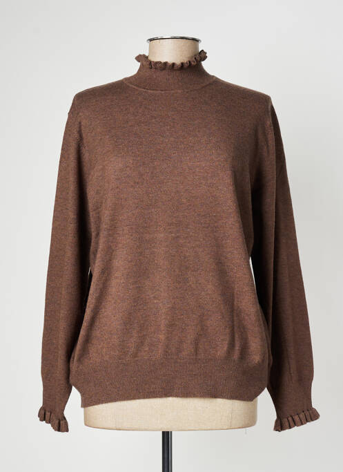 Pull marron MICHA pour femme