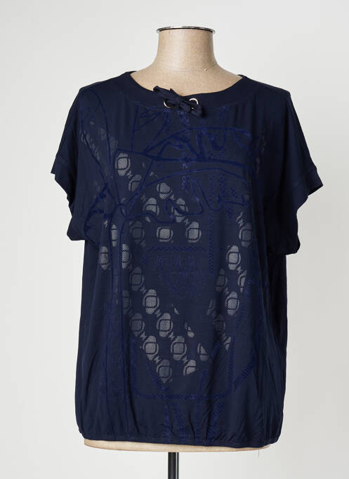 T-shirt bleu BARBARA LEBEK pour femme