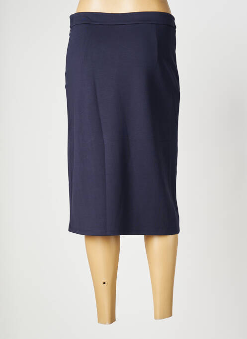 Jupe mi-longue bleu BARBARA LEBEK pour femme