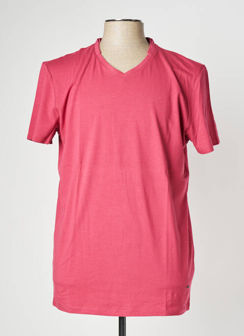 T-shirt rouge DELAHAYE pour homme