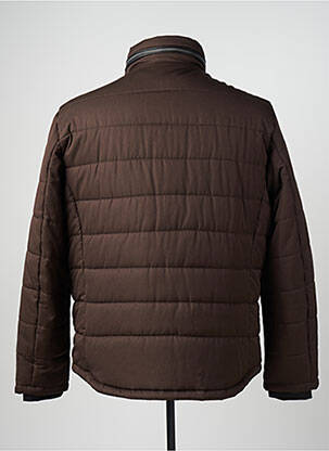 Doudoune manches longues sans capuche marron MILESTONE homme
