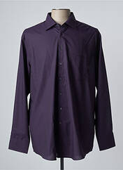 Chemise manches longues violet SEIDEN STICKER pour homme seconde vue