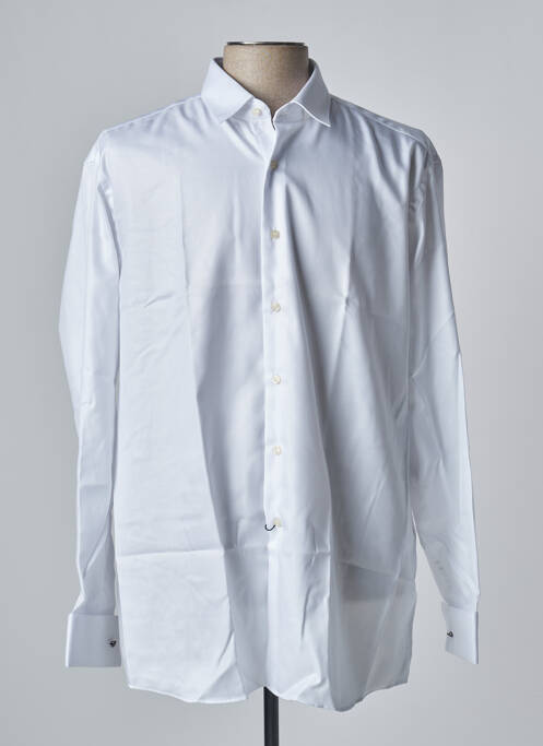 Chemise manches longues blanc PIERRE CARDIN pour homme