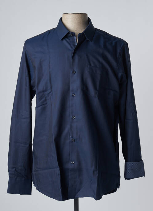 Chemise manches longues bleu PIERRE CARDIN pour homme