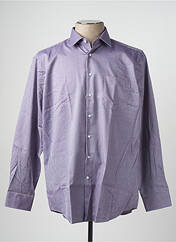 Chemise manches longues violet SEIDEN STICKER pour homme seconde vue