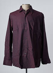 Chemise manches longues violet PIERRE CARDIN pour homme seconde vue