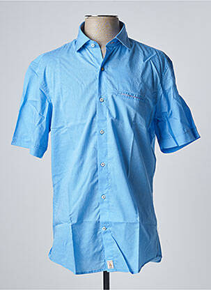 Chemise manches courtes bleu PIERRE CARDIN pour homme