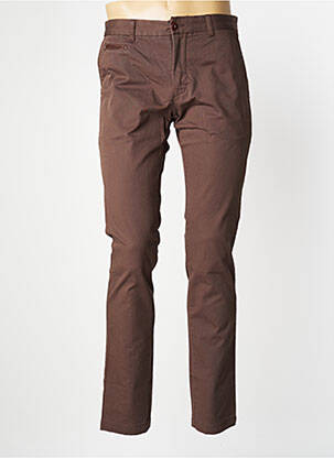 Pantalon chino poches marron CHEVIGNON homme