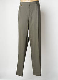 Pantalon droit fermeture zippée sous rabat avec crochet vert MOBIL ELASTO homme