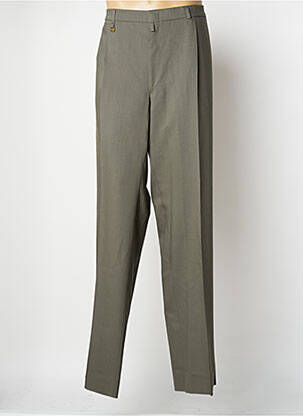 Pantalon droit fermeture zippée sous rabat avec crochet vert MOBIL ELASTO homme