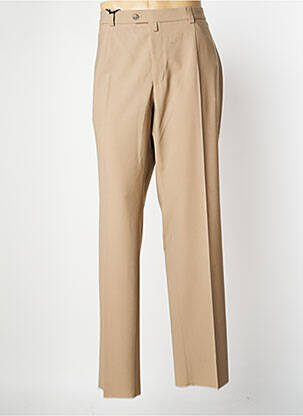 Pantalon droit beige SAINT HILAIRE pour homme