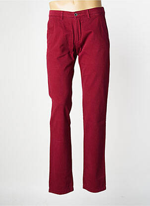Pantalon droit rouge SAINT HILAIRE pour homme