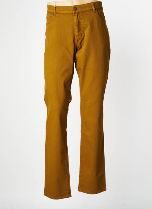 Pantalon droit marron SAINT HILAIRE pour homme