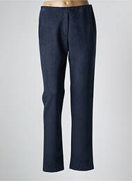 Pantalon slim taille élastique taille haute bleu GUY DUBOUIS femme