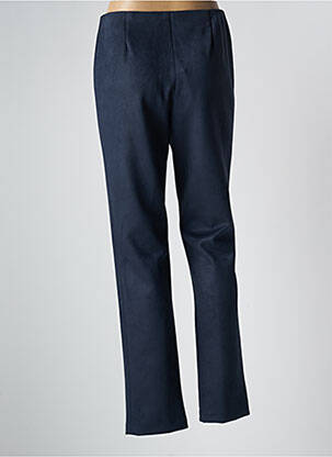 Pantalon slim taille élastique taille haute bleu GUY DUBOUIS femme