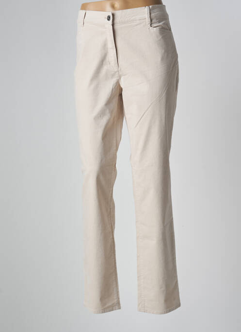 Pantalon slim beige OLSEN pour femme