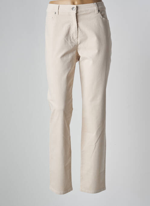 Pantalon slim beige OLSEN pour femme