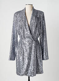 Robe courte manches longues manches longues gris IMPERIAL femme