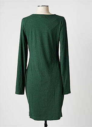 Robe courte manches longues manches longues vert GUESS femme