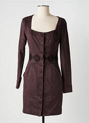 Robe courte marron GUESS pour femme seconde vue