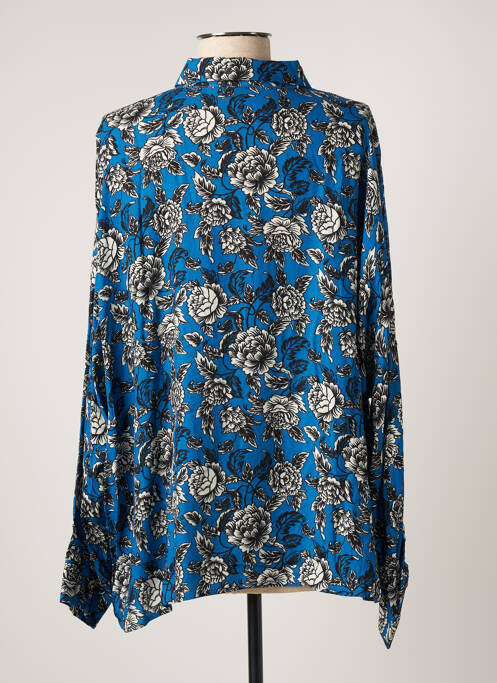 Chemisier bleu IMPREVU pour femme