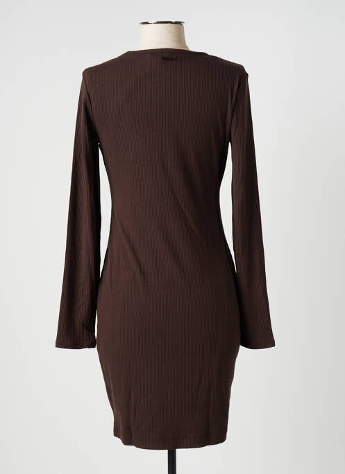 Robe courte marron GUESS pour femme