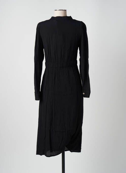 Robe mi-longue noir CHERRY PARIS pour femme