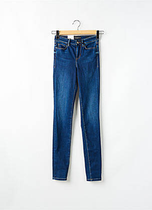 Jeans skinny taille haute taille haute bleu GUESS femme