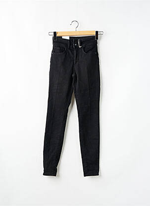 Jeans skinny push-up taille haute noir GUESS femme